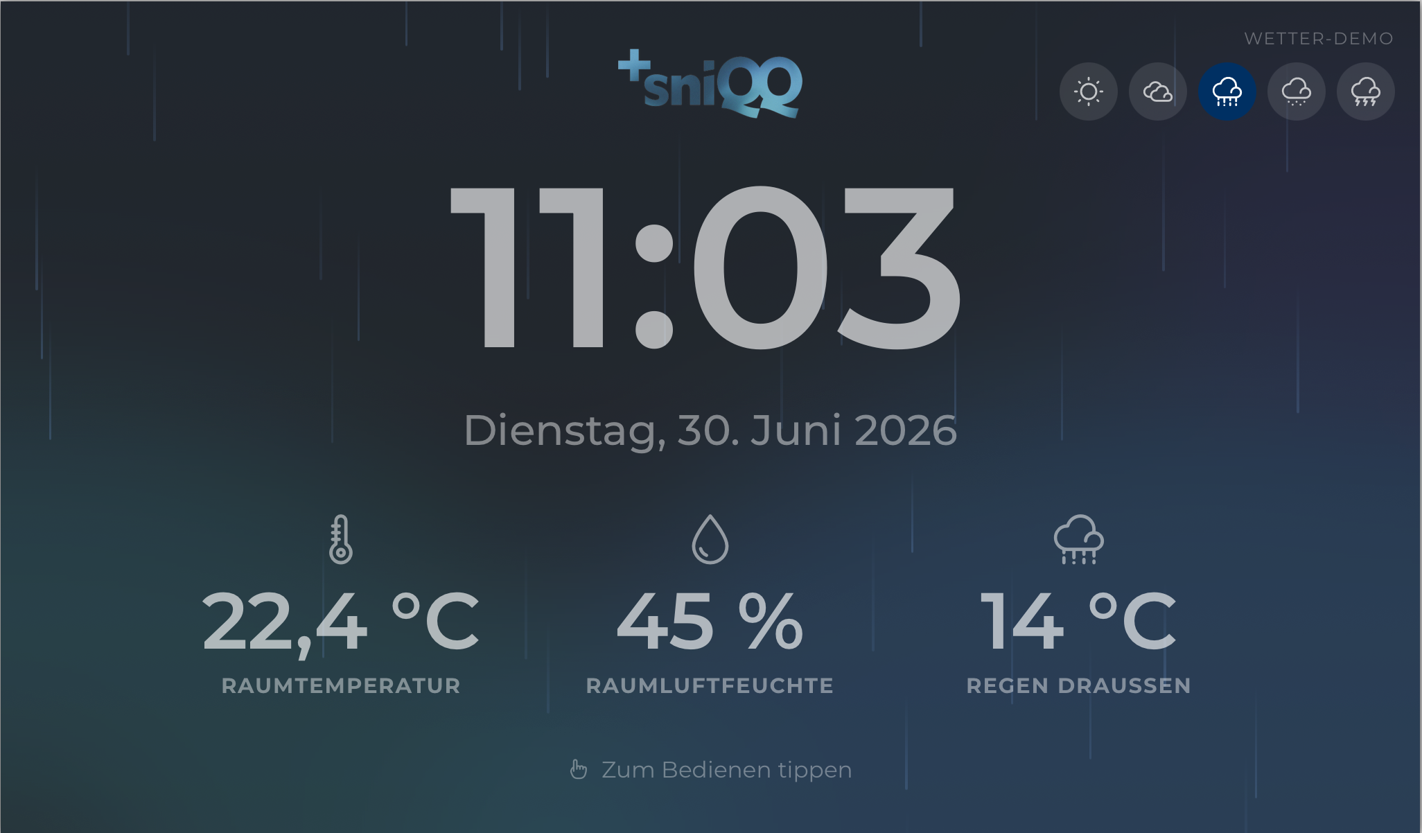 Ambiente Regen dunkel